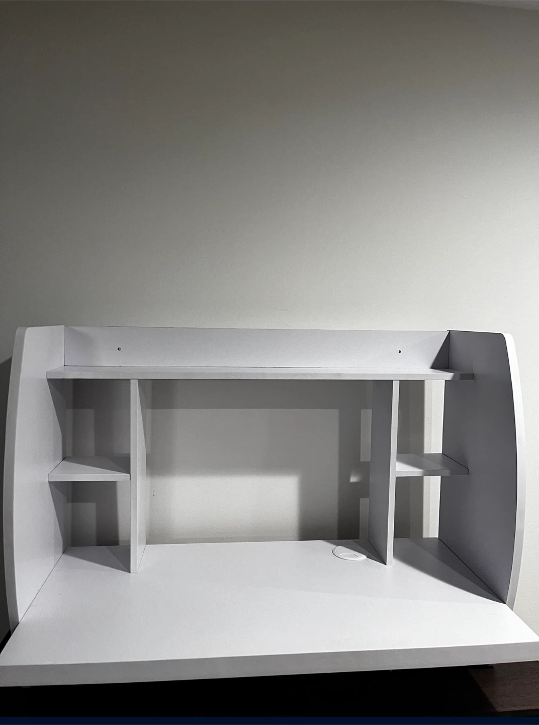 White Desk with Shelving