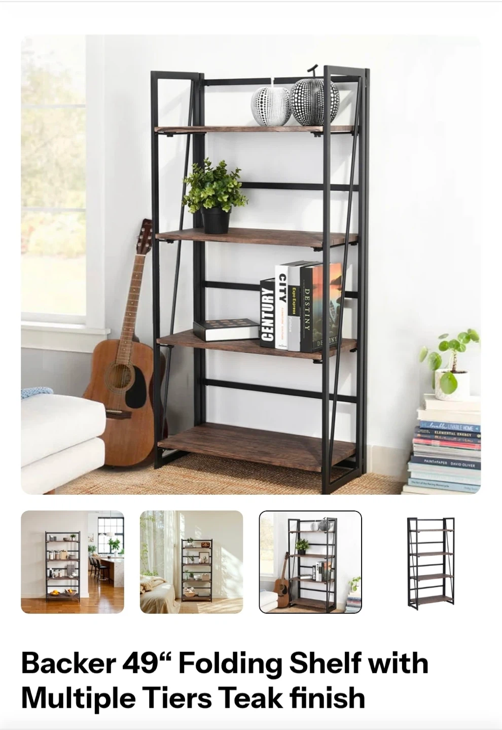 New in box Backer 49" Folding Shelf - photo 2