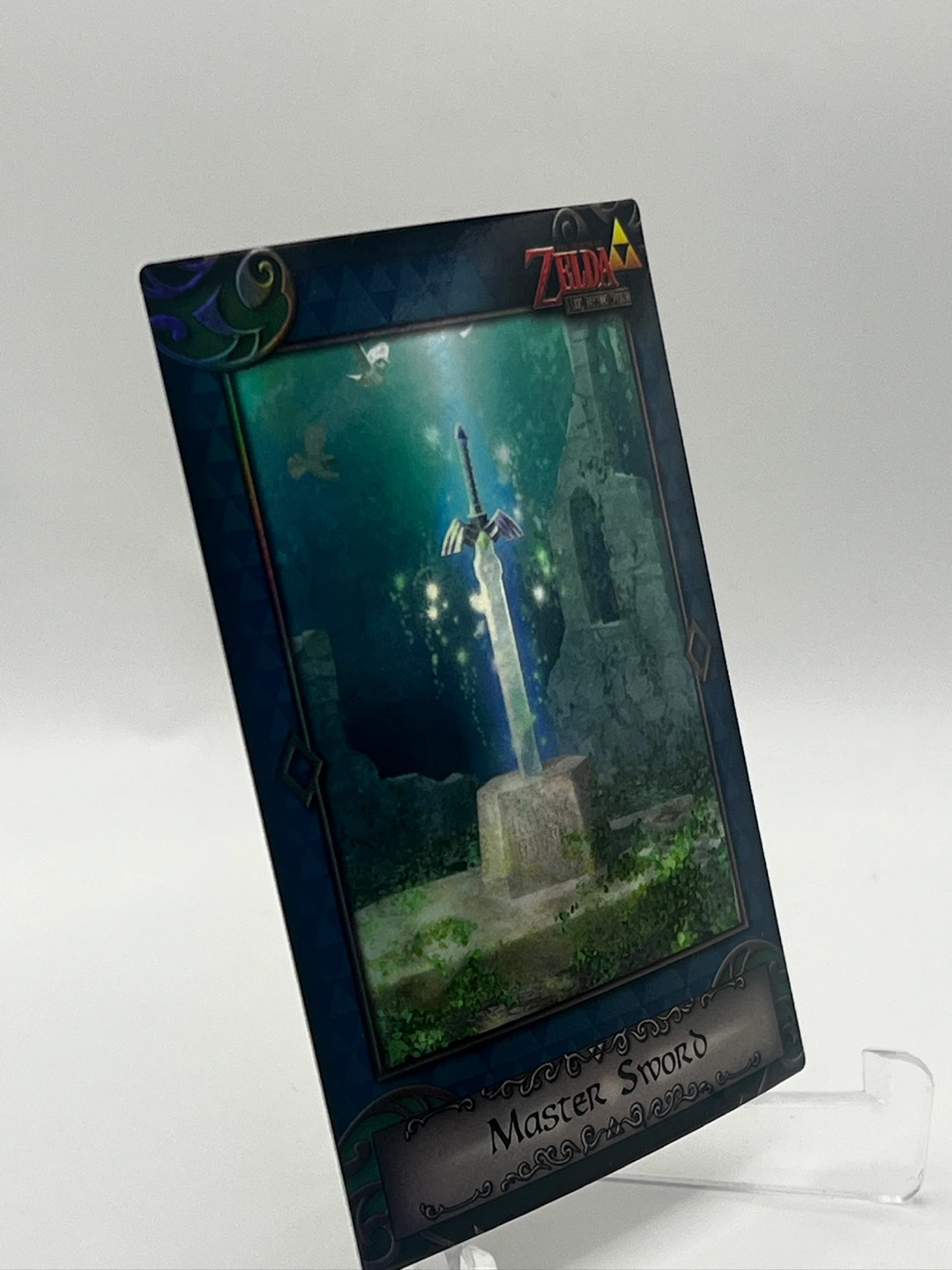 The legend of Zelda “Master Sword” #99 Holographic card M/NM 🏆 - photo 2