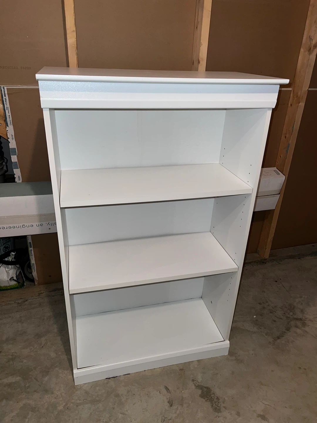 White Bookshelf