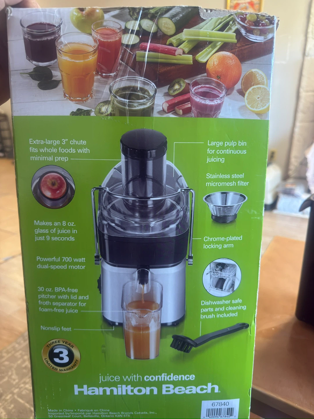 Hamilton Beach Centrifugal Juicer