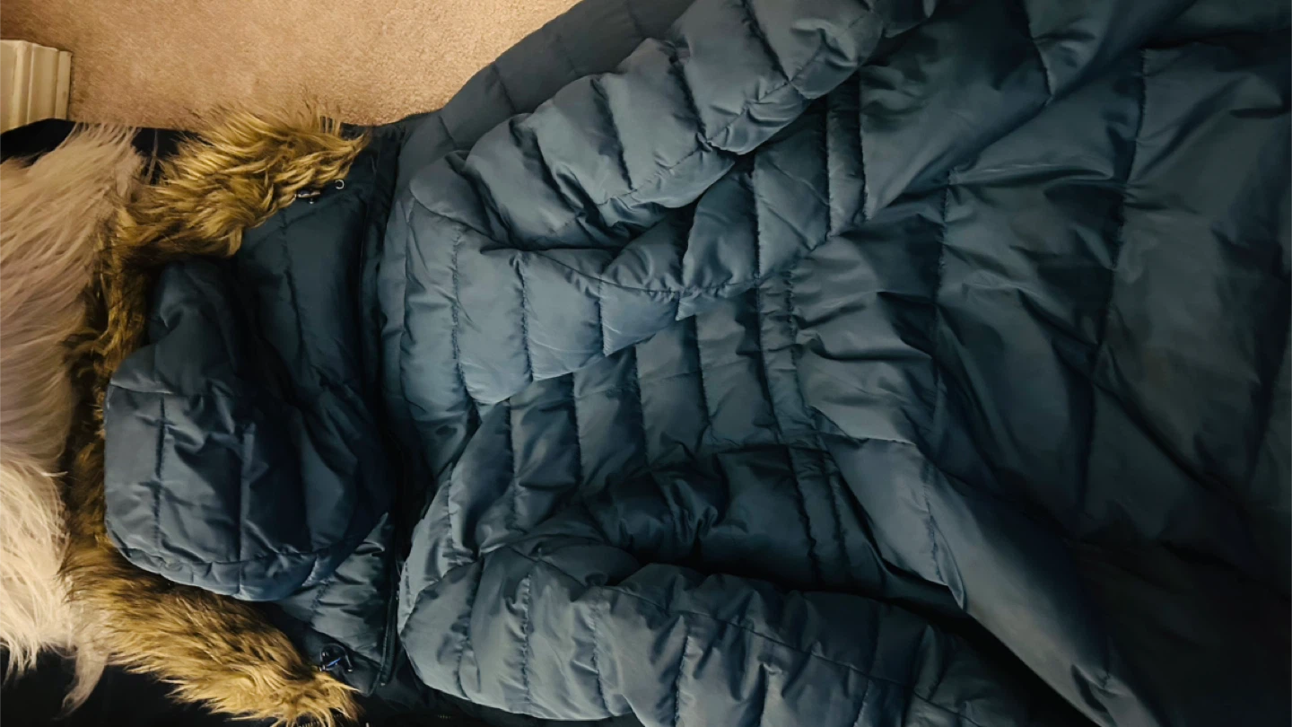 Women's Puffer Winter Coat with Fur Hood - photo 4