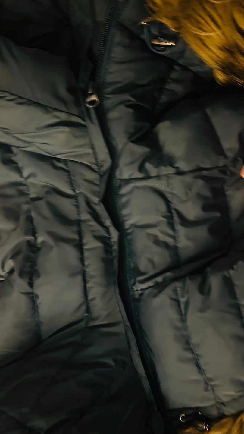 Women's Puffer Winter Coat with Fur Hood - photo 5
