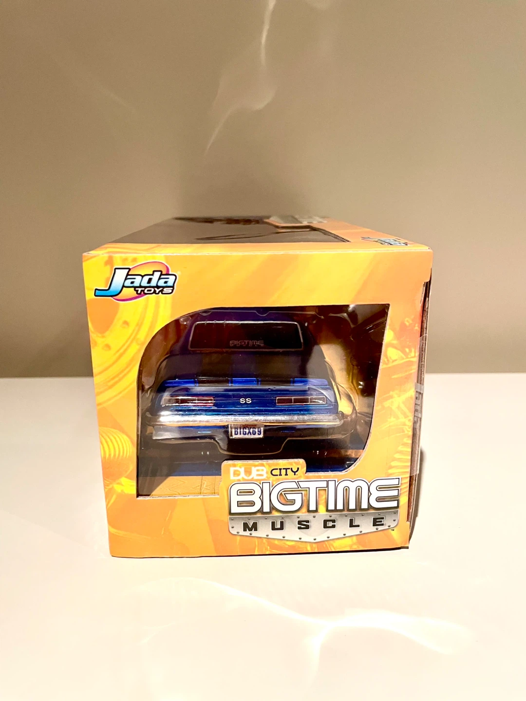 FATHER’S DAY 1969 Blue Camaro Die Cast Model Car Scale 1:24 🏆 - photo 4