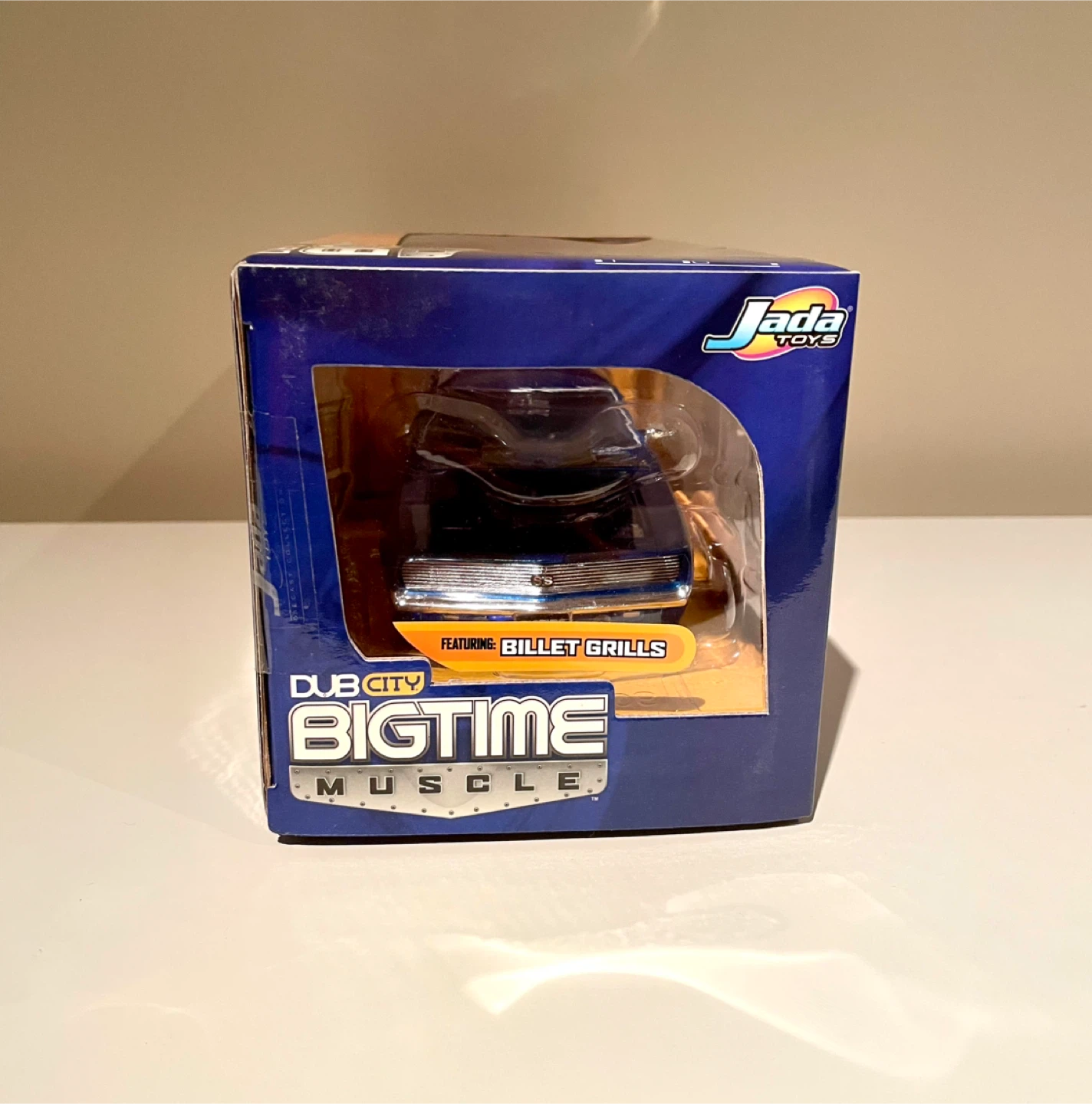 FATHER’S DAY 1969 Blue Camaro Die Cast Model Car Scale 1:24 🏆 - photo 2