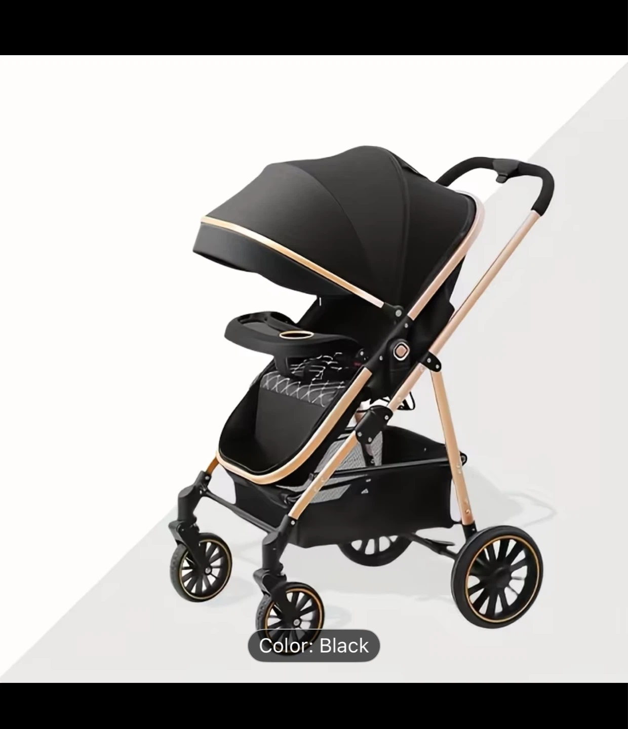 Black Baby Stroller