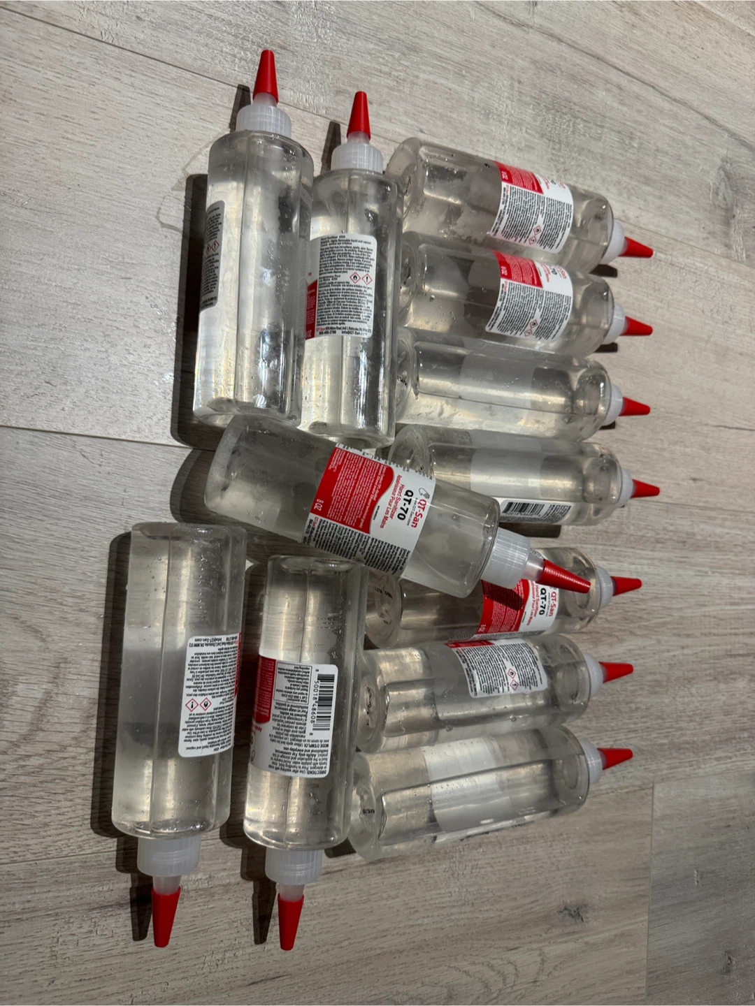 QT-San QT-70 Hand Sanitizer - 12 Bottles