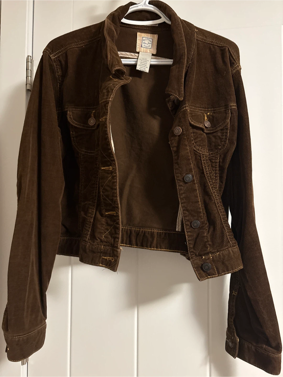 Like New Women’s Brown Corduroy Cropped Jacket