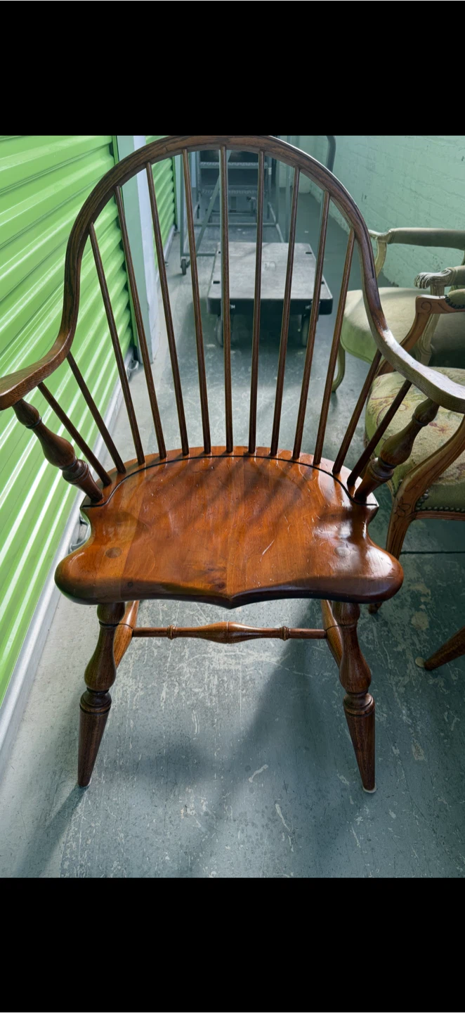 Wooden Windsor Arm Chair