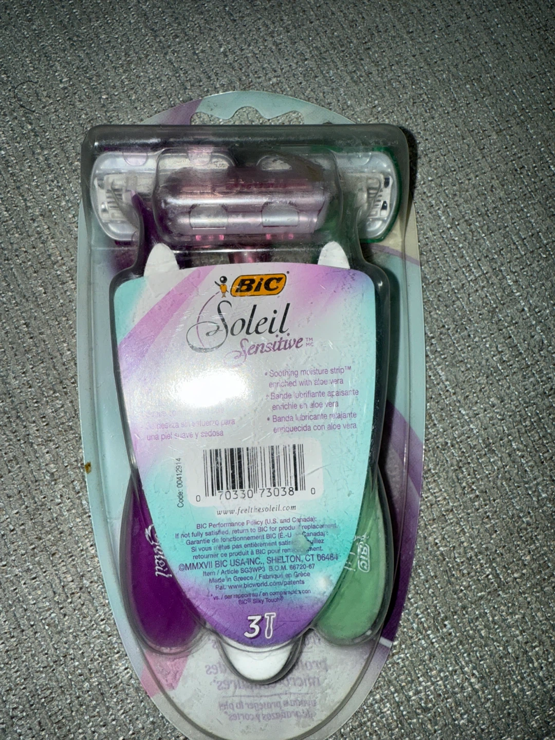 Bic Soleil Sensitive Women's 3-Blade Razors🏆
