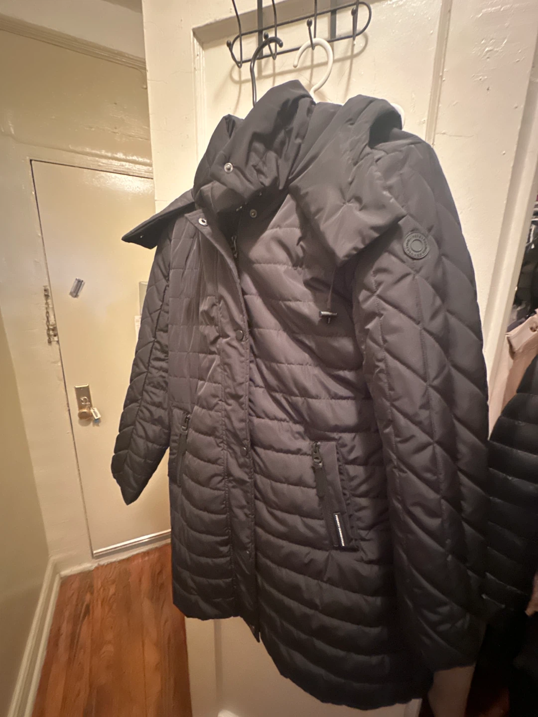 French Connection Quilted Hooded Winter Coat - photo 2