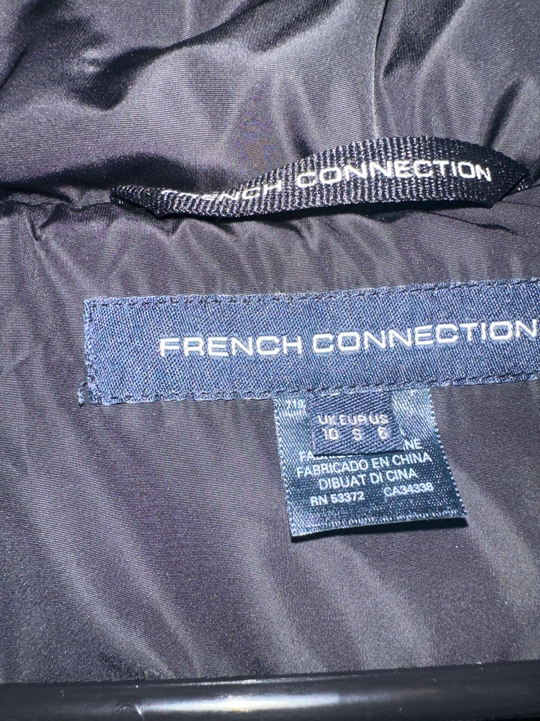 French Connection Quilted Hooded Winter Coat - photo 4