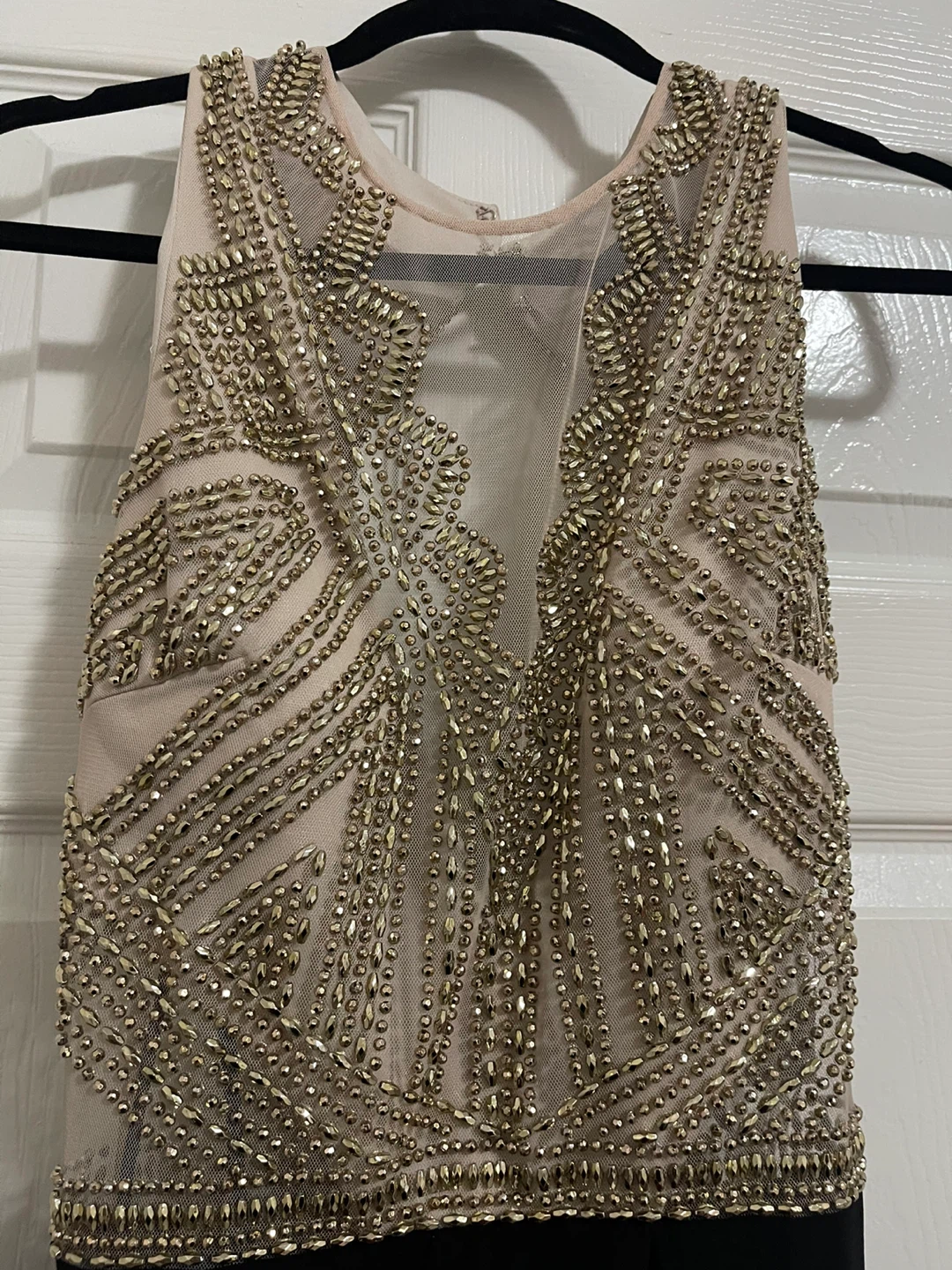 Black Beaded Formal Dress Size 10 - photo 2
