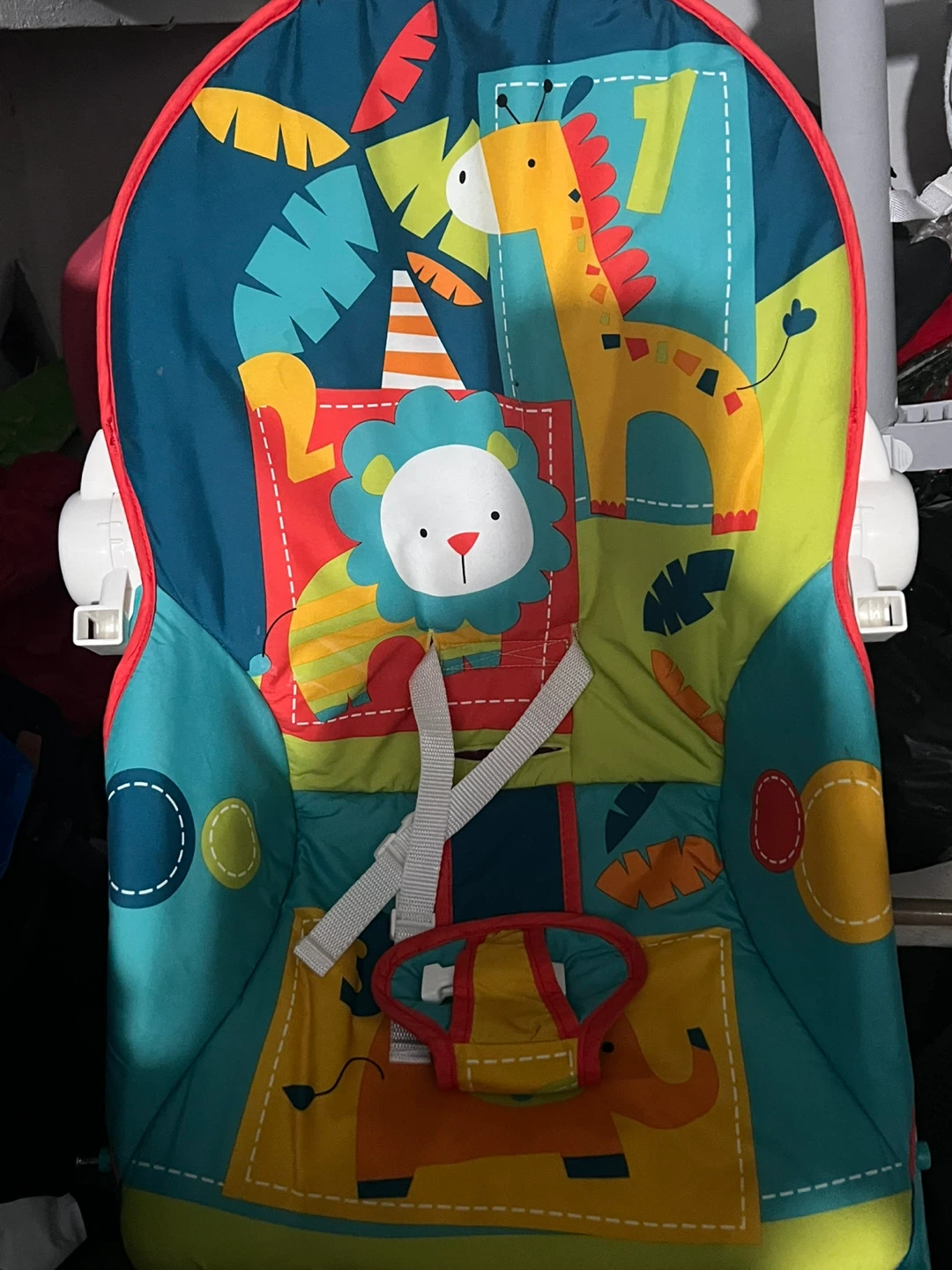 Baby Bouncer Seat with Jungle Animals