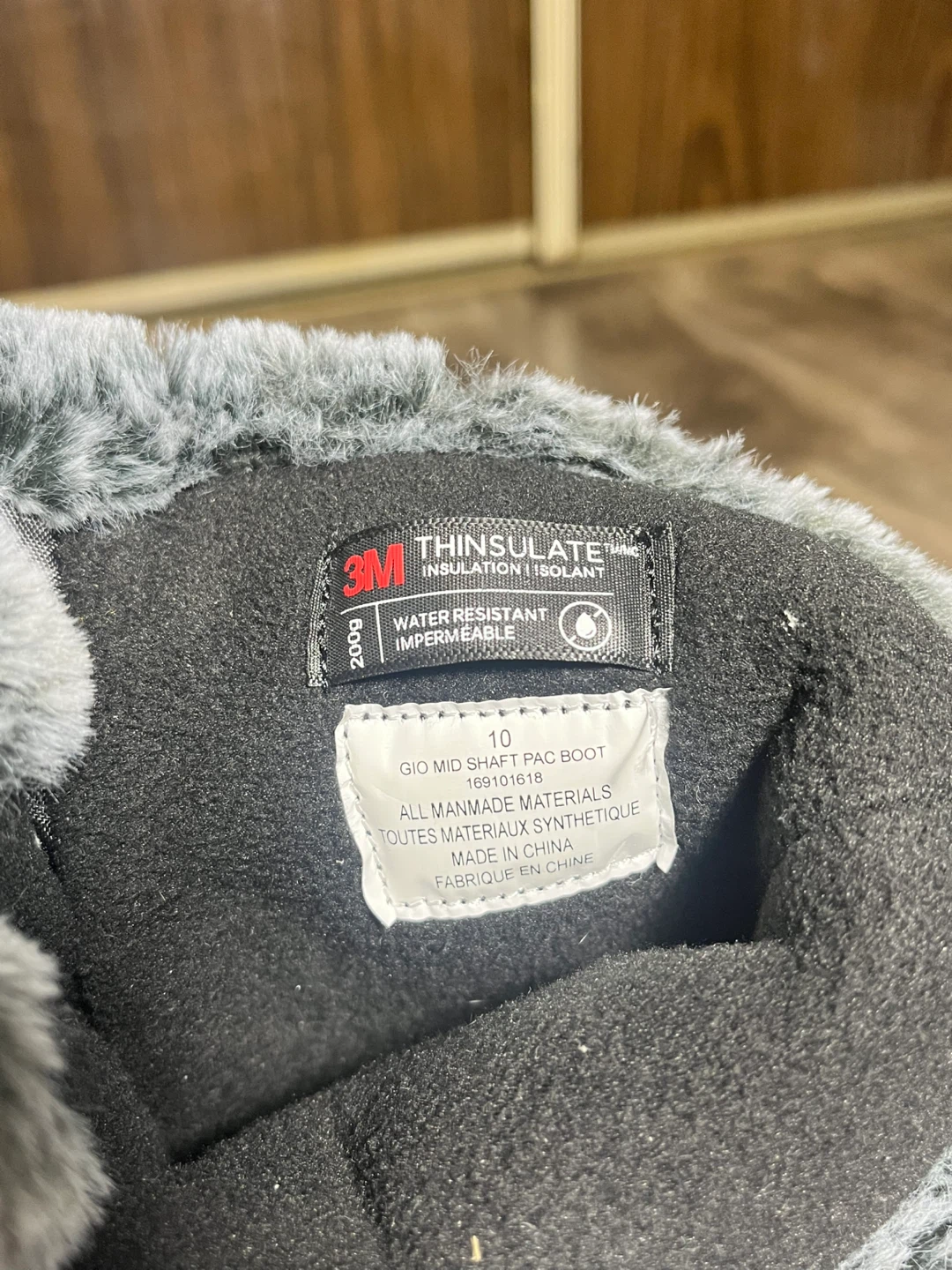 Black 3M Thinsulate Winter Boots Size 10 - photo 4