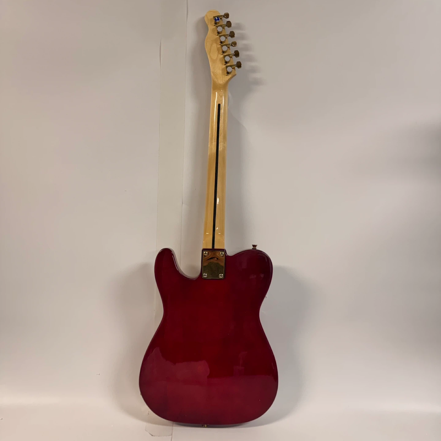 Brand New Telecaster Style Electric Guitar Natural Wood/Red - photo 2