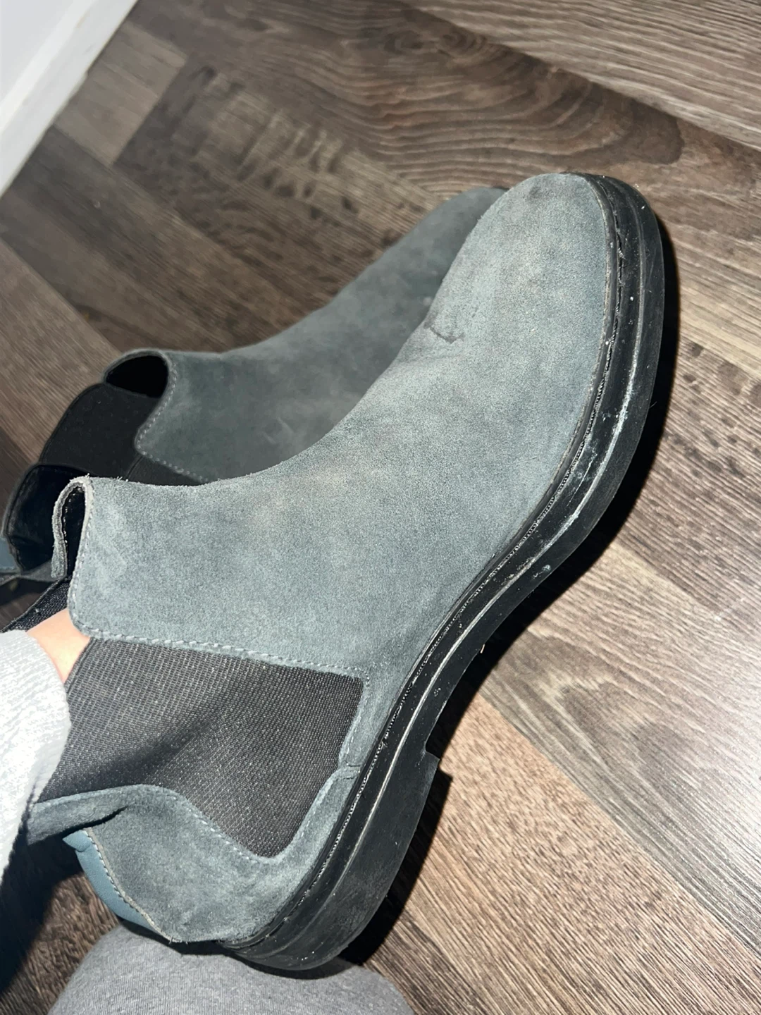 Boots Calvin Klein Grey Suede Chelsea
