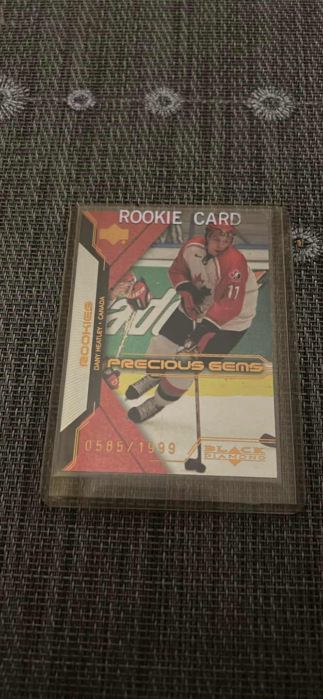 Dany Heatley Rookie Card - Precious Gems - Upper Deck