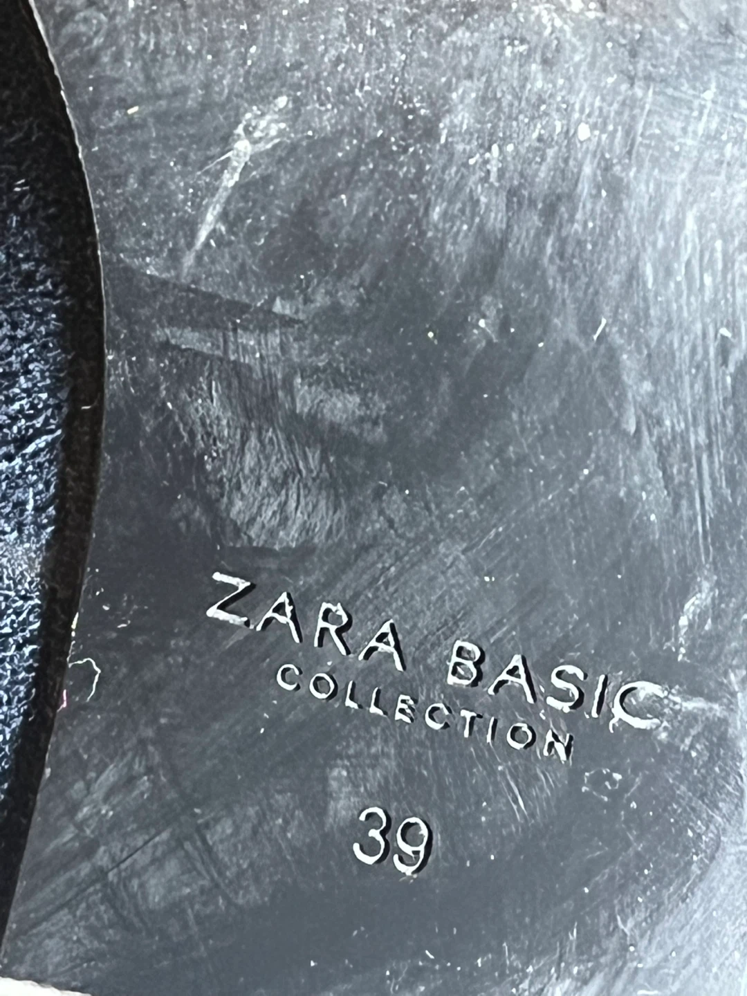 Zara Basic Collection Navy Over-the-Knee Boots - Size 39 - photo 5
