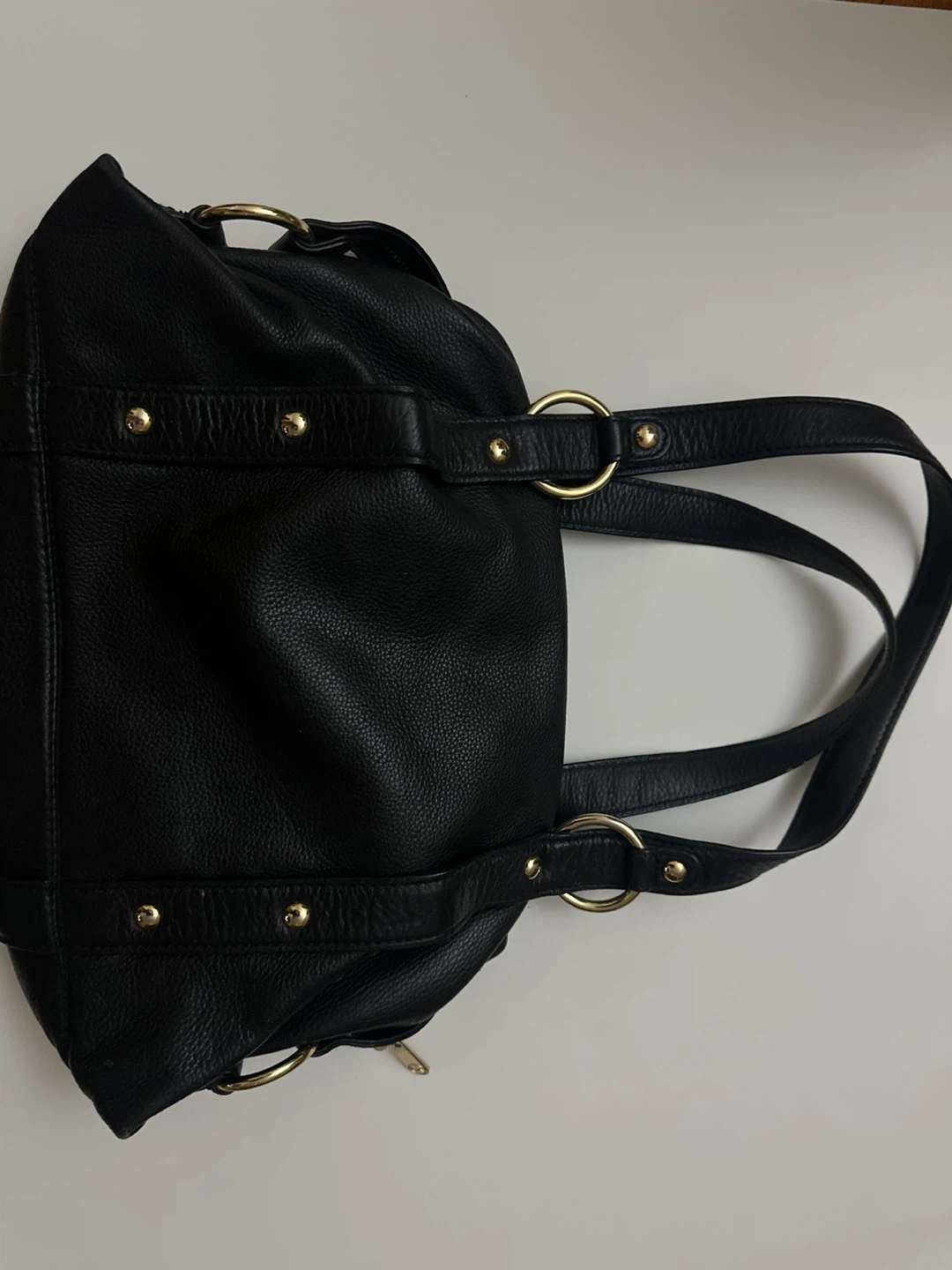 Michael Kors Black Leather Satchel Handbag - photo 2