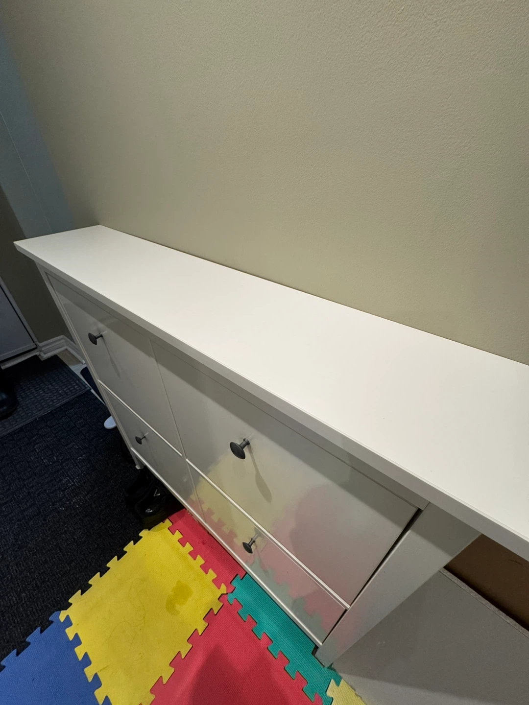 IKEA GULLABERG Shoe Cabinet with 4 Compartments - White. - photo 3