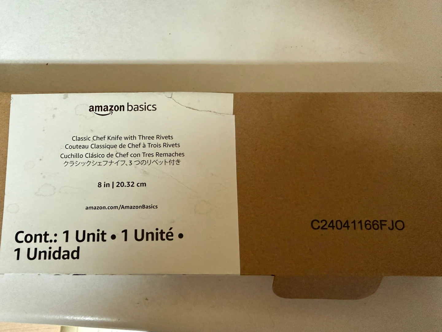 Amazon 8 inch classic chef knife with three rivets🏆 - photo 2