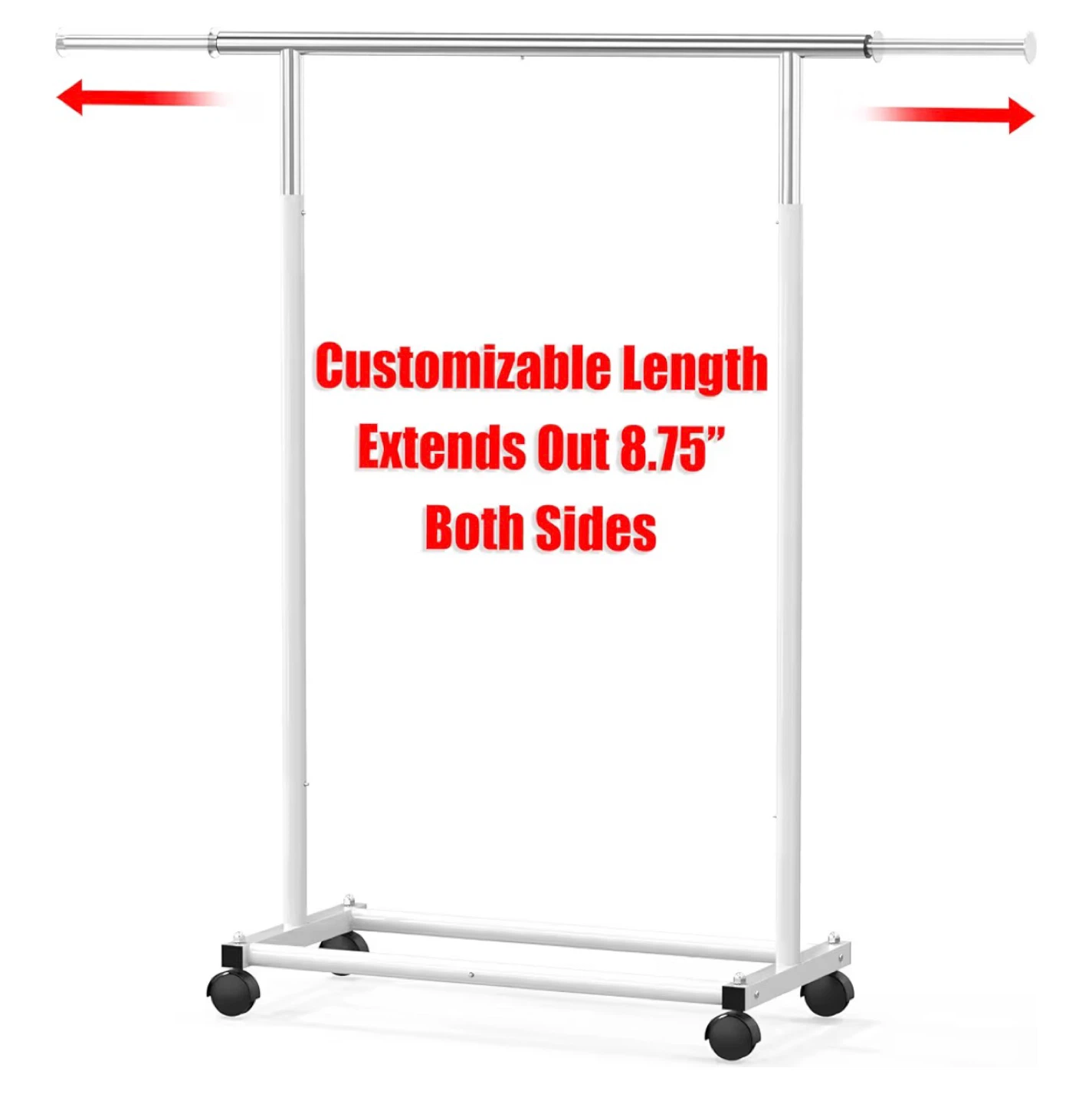 Simple Houseware Rolling Garment Rack - photo 4