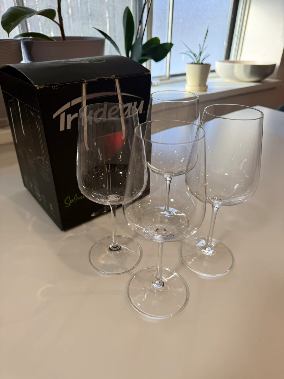 Trudeau Splendid Wine Glasses (Set of 4)