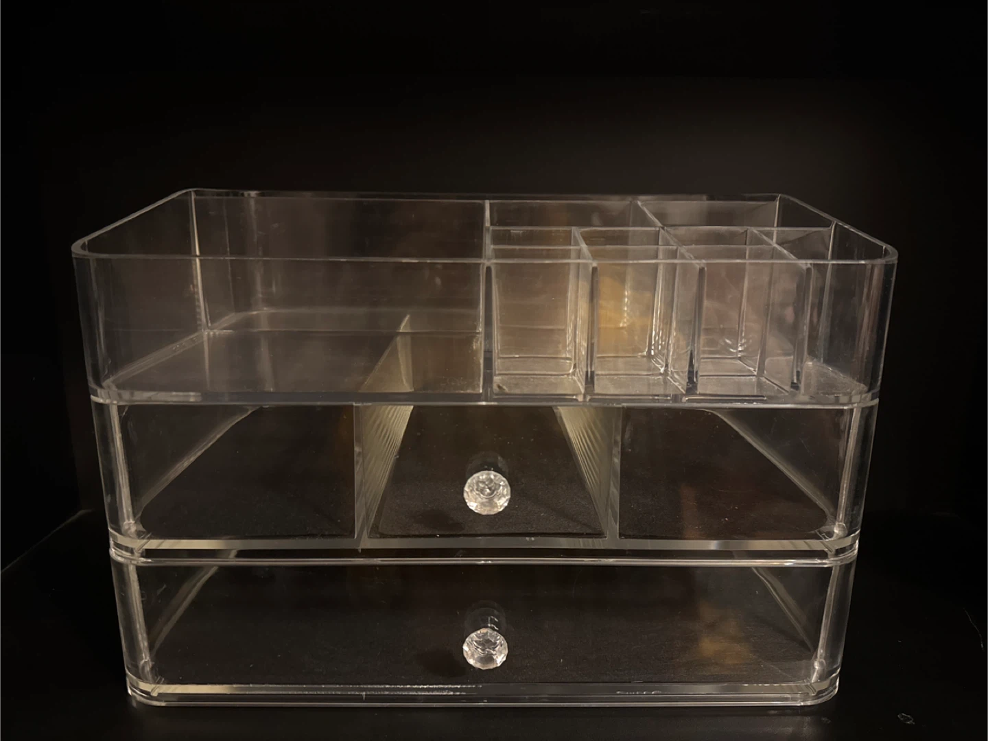 Clear Acrylic Makeup Organizer with Drawers