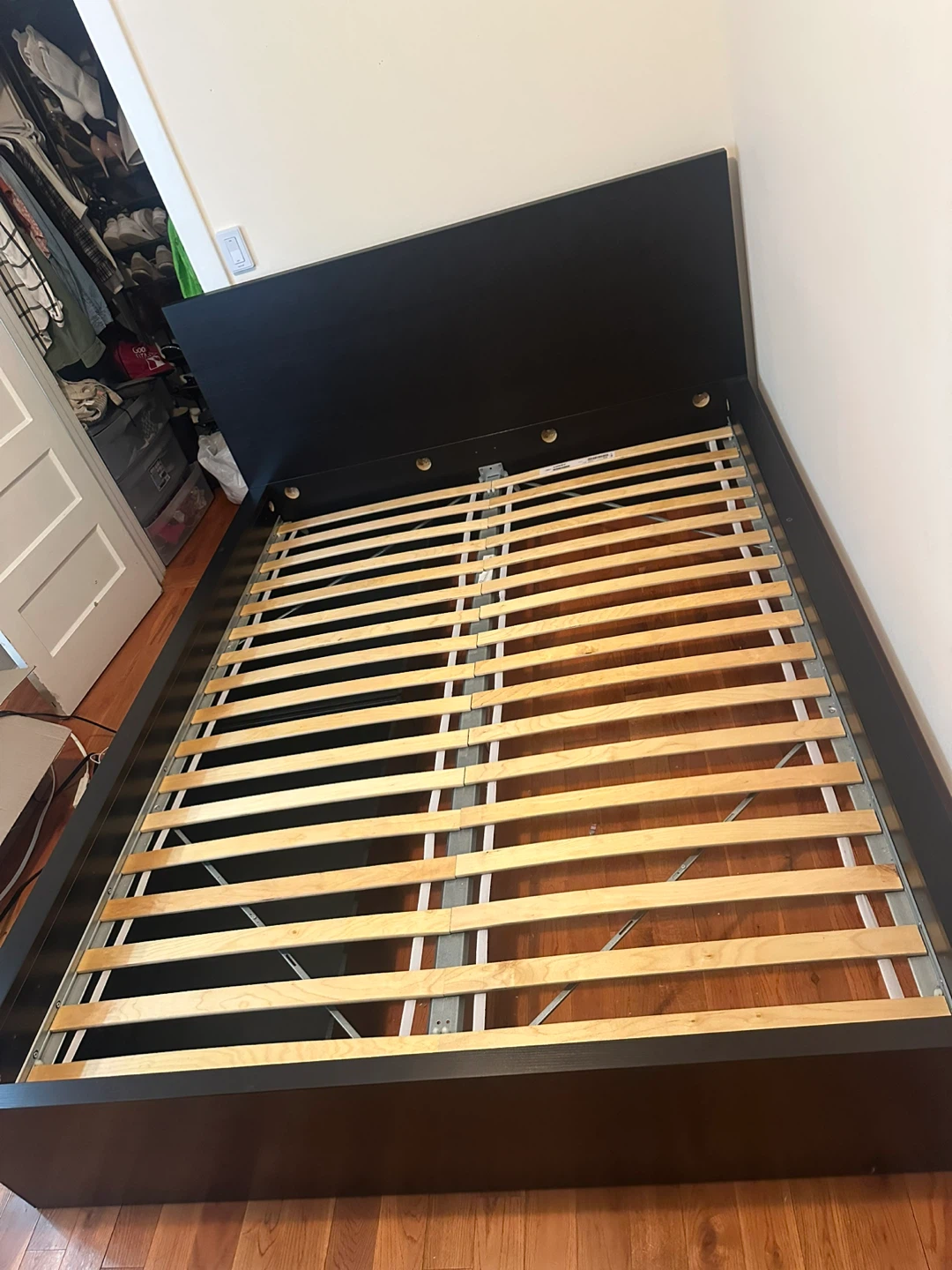 Ikea queen bed frame with storage