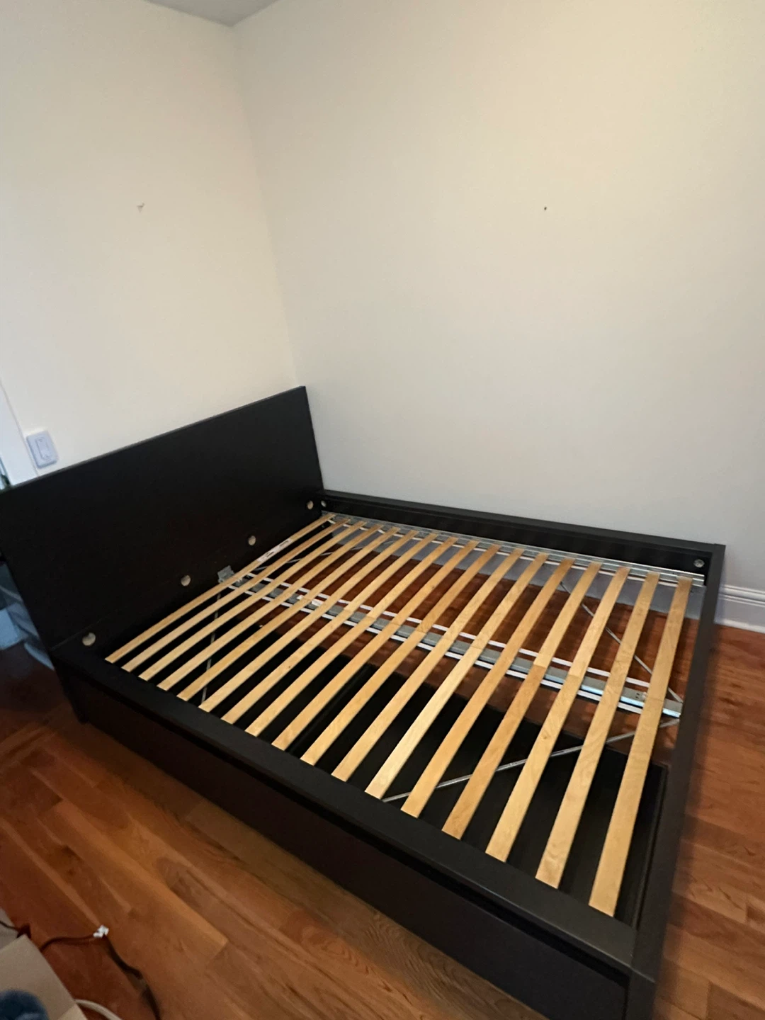 Ikea queen bed frame with storage - photo 4