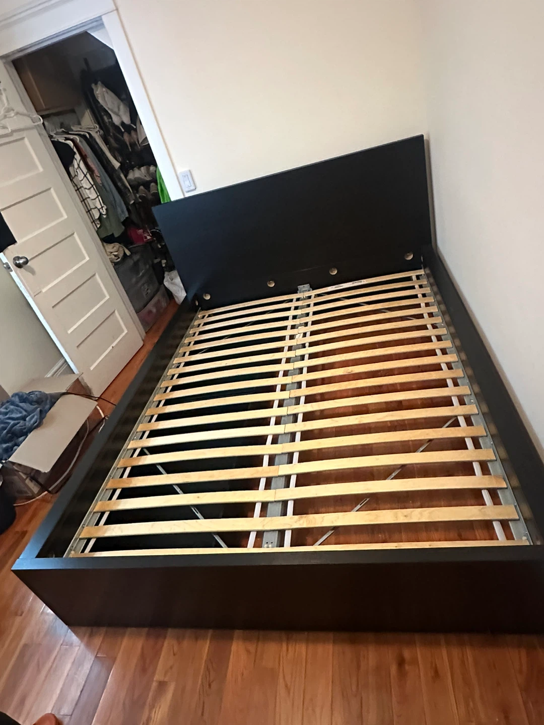 Ikea queen bed frame with storage - photo 2