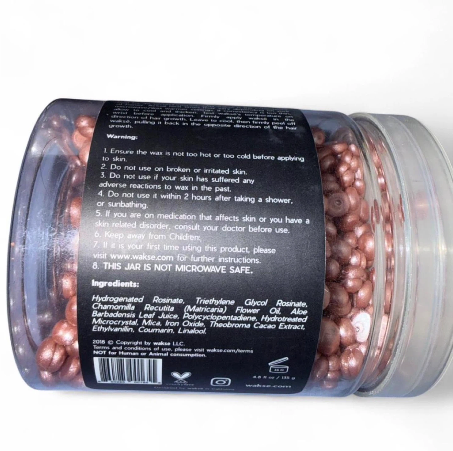 Wakse Rose Gold Wax Beans & Melting Pot - photo 4