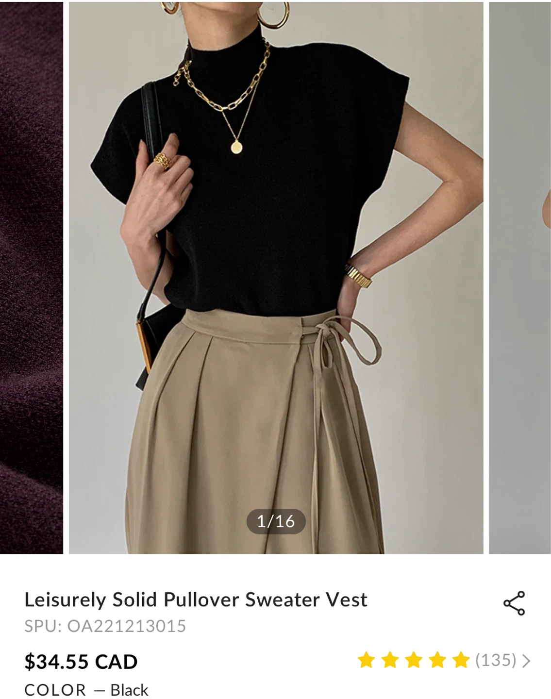 Commense Pullover Sweater vest