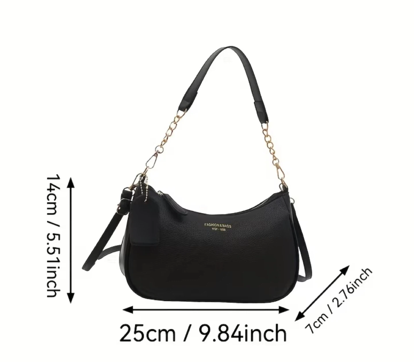 New! Black Fashion & Bags Shoulder Bag - photo 3