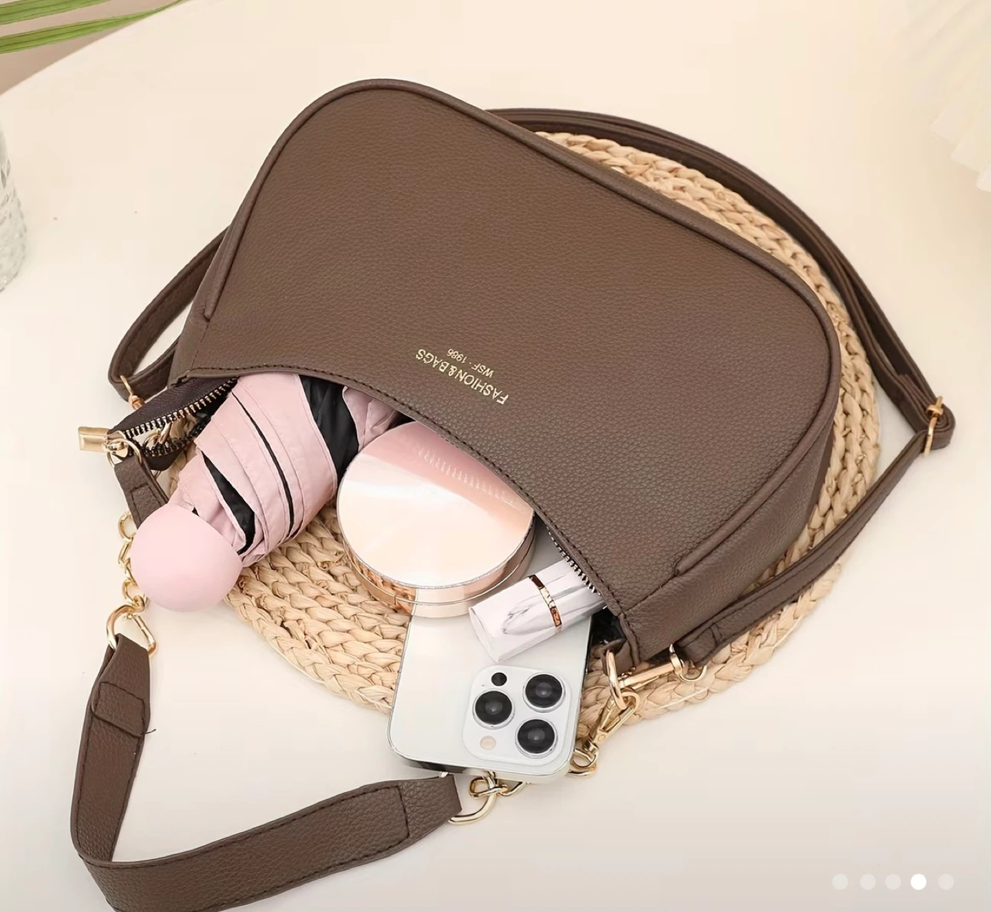 New!  Brown Shoulder Bag - photo 4