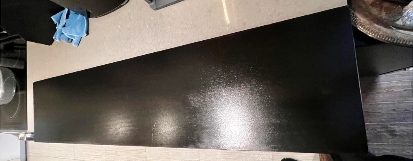 🏆IKEA Black Shelf. 47” long 11 inch deep - photo 3