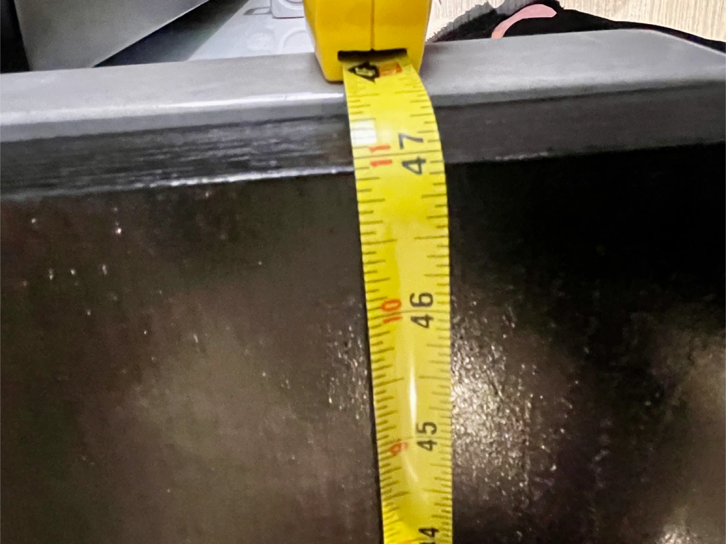 🏆IKEA Black Shelf. 47” long 11 inch deep - photo 4