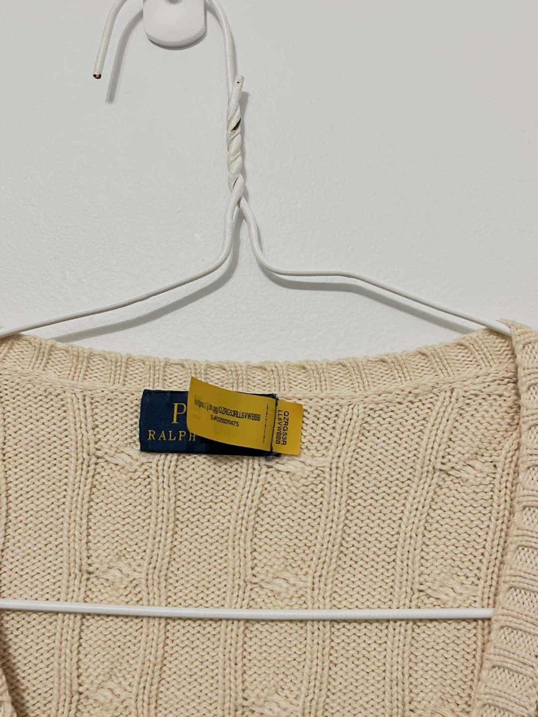 Polo Ralph Lauren Cream  cable Knit - photo 3