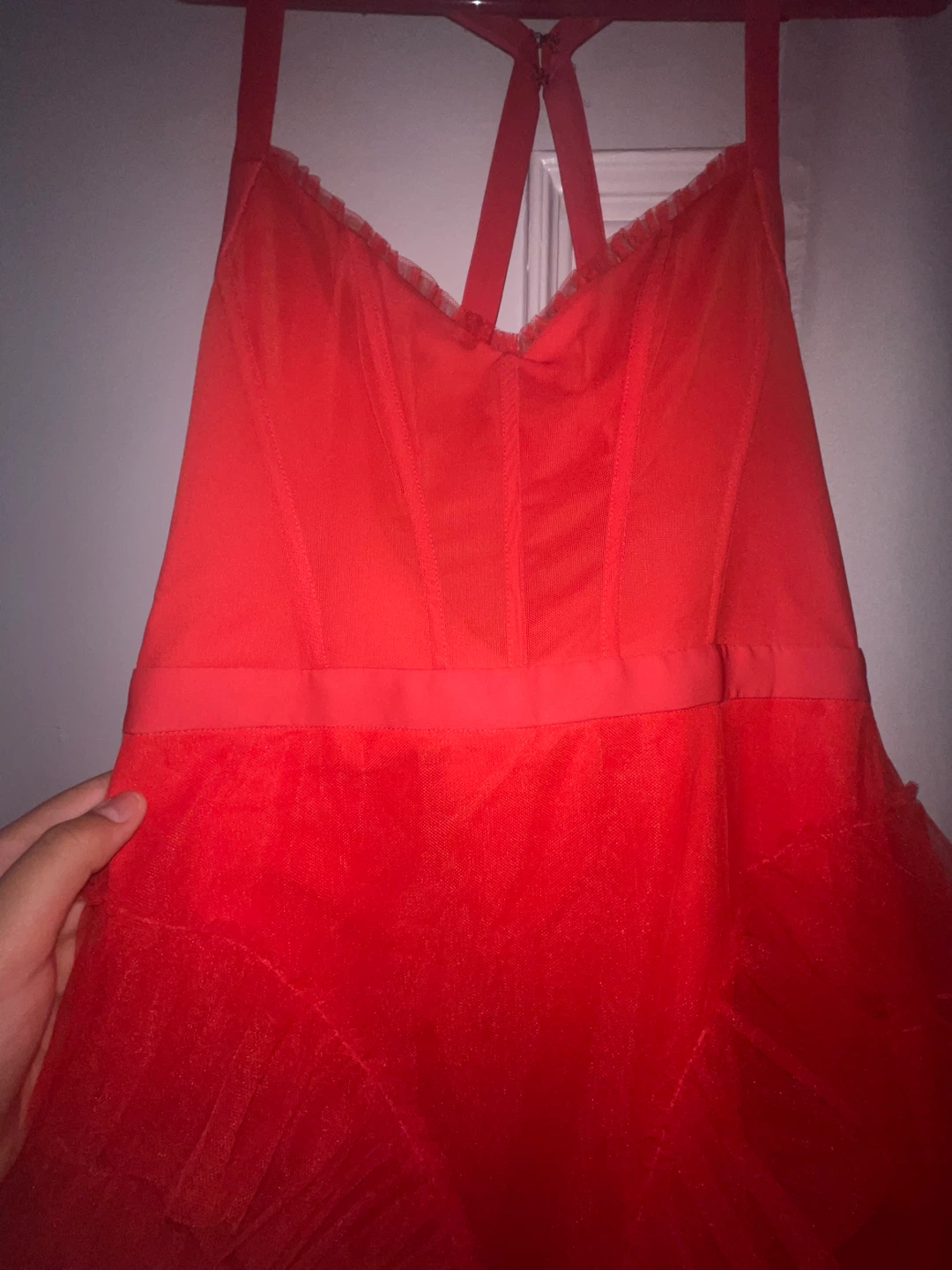 Red Tulle Gown - photo 5