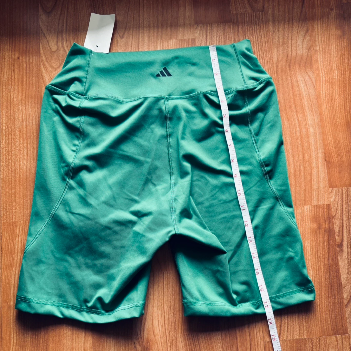 Adidas Women's Green Cycling Shorts| size L| GYM| Yoga - photo 5
