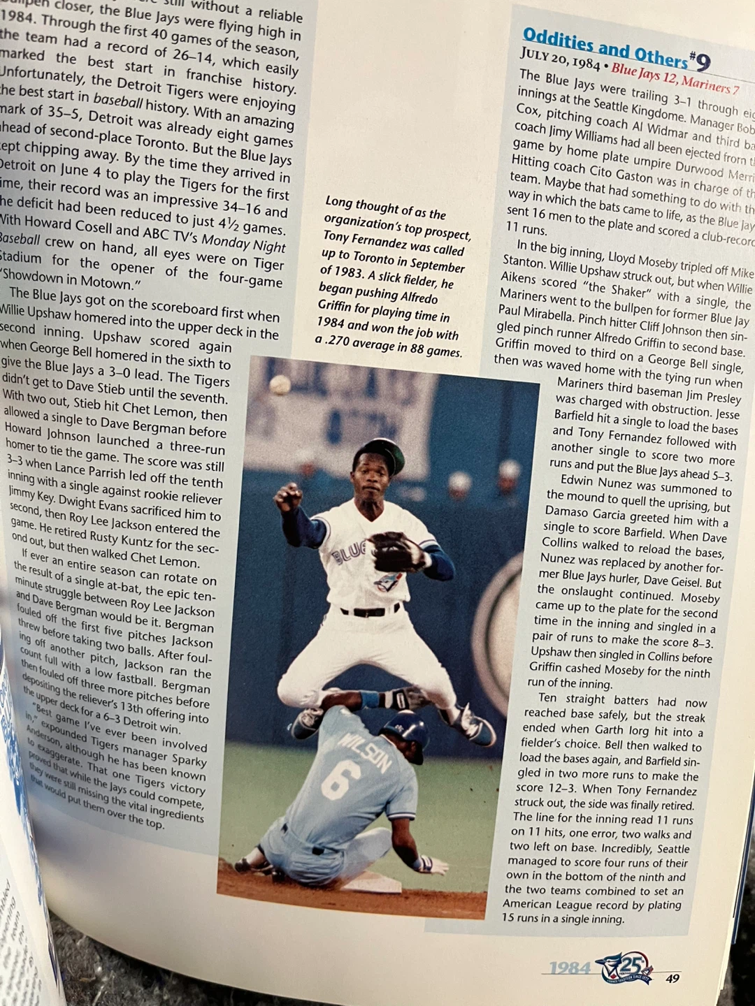 Toronto Blue Jays 25th Anniversary Commemorative Book - photo 5