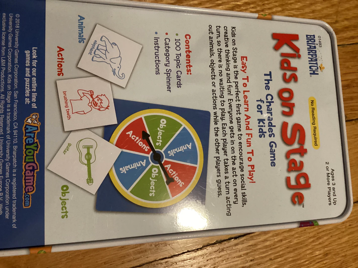 Briarpatch Kids on Stage The Charades Game for Kids - photo 2