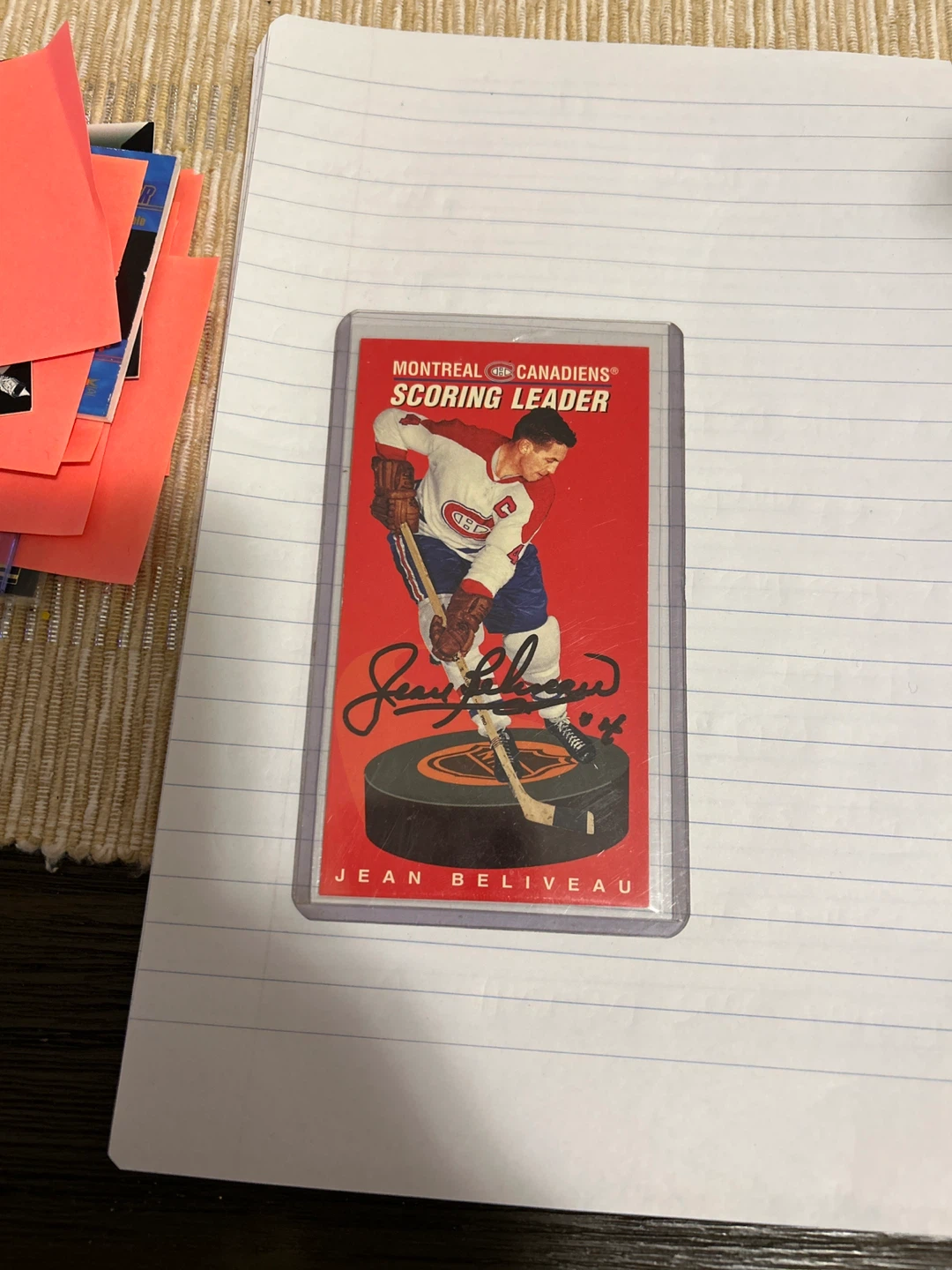 Norm Ullman & Jean Beliveau Hockey Cards