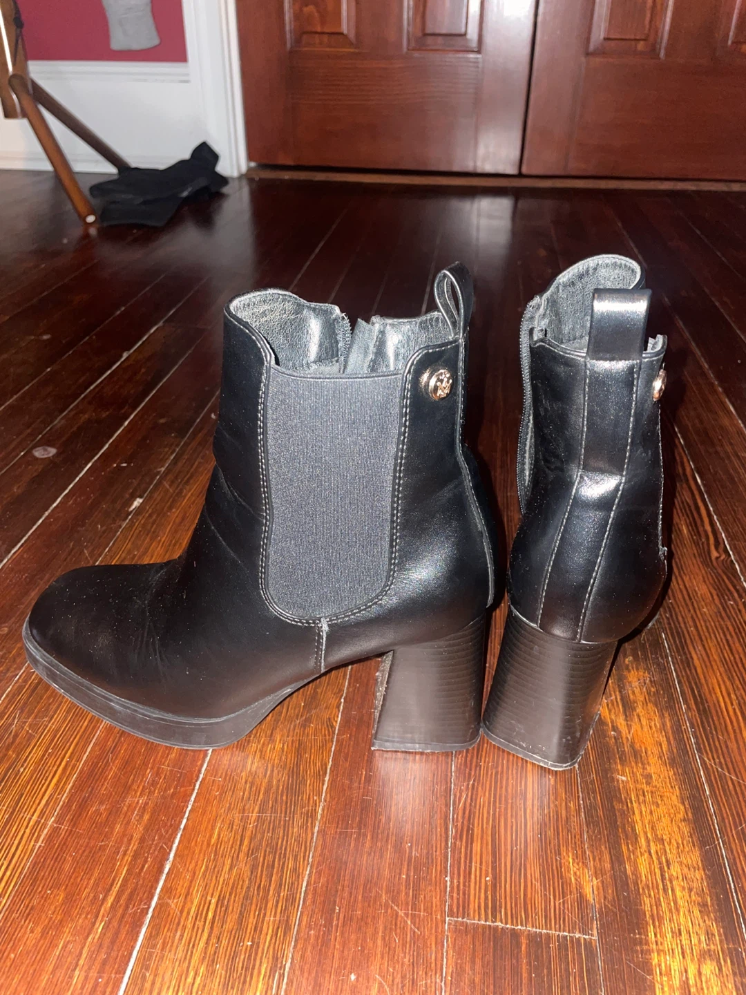 Black Heeled Ankle Boots - photo 3