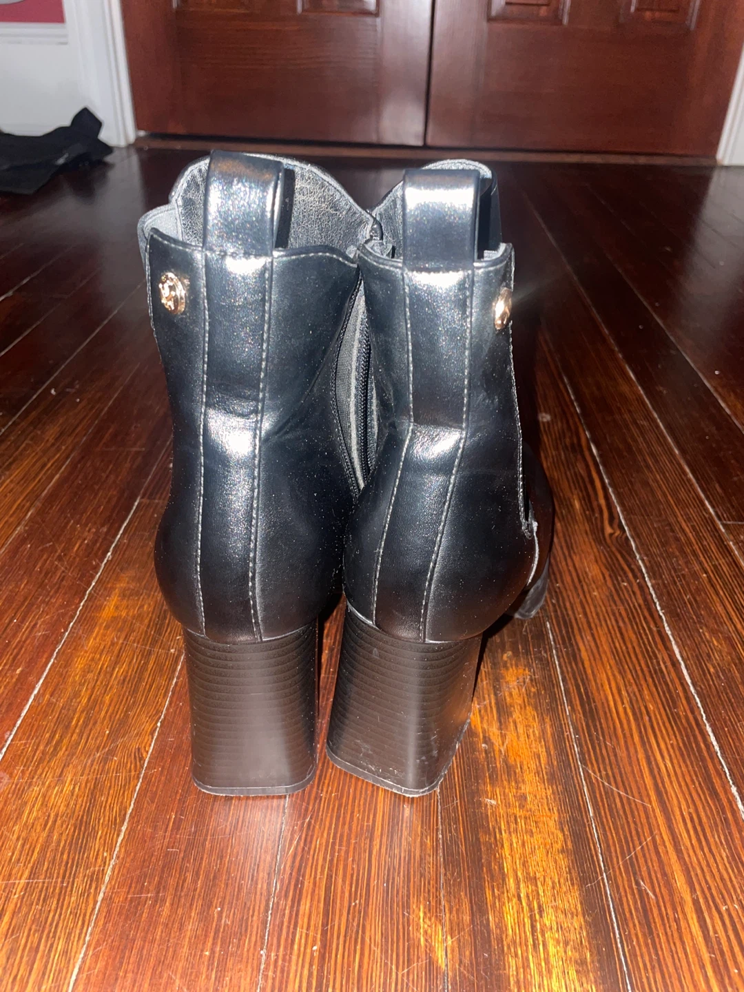 Black Heeled Ankle Boots - photo 2