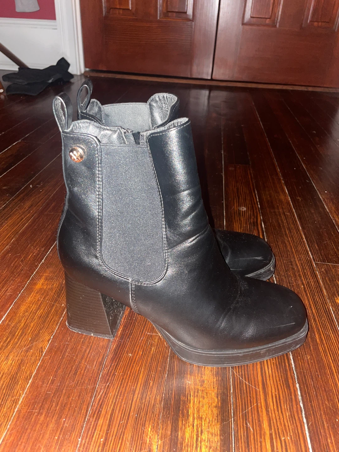 Black Heeled Ankle Boots