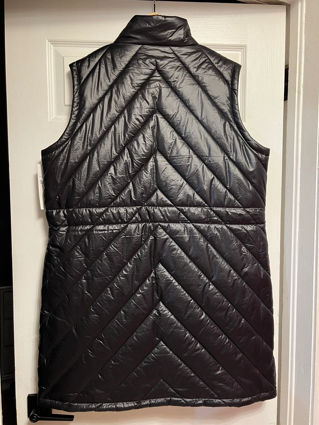 Calvin Klein Long Black Quilted Vest XL - New - photo 4