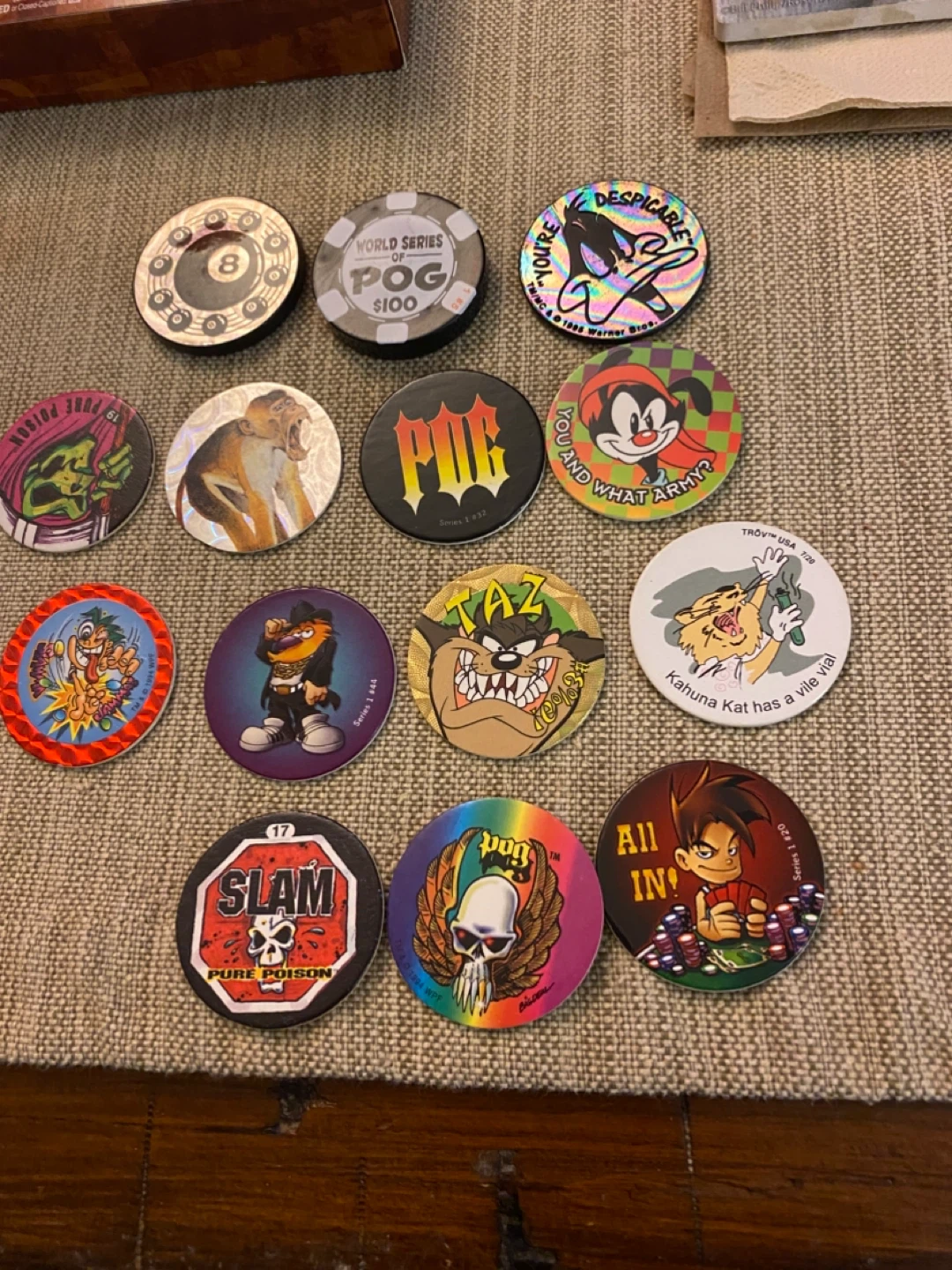 Collection of POGs and Slammers