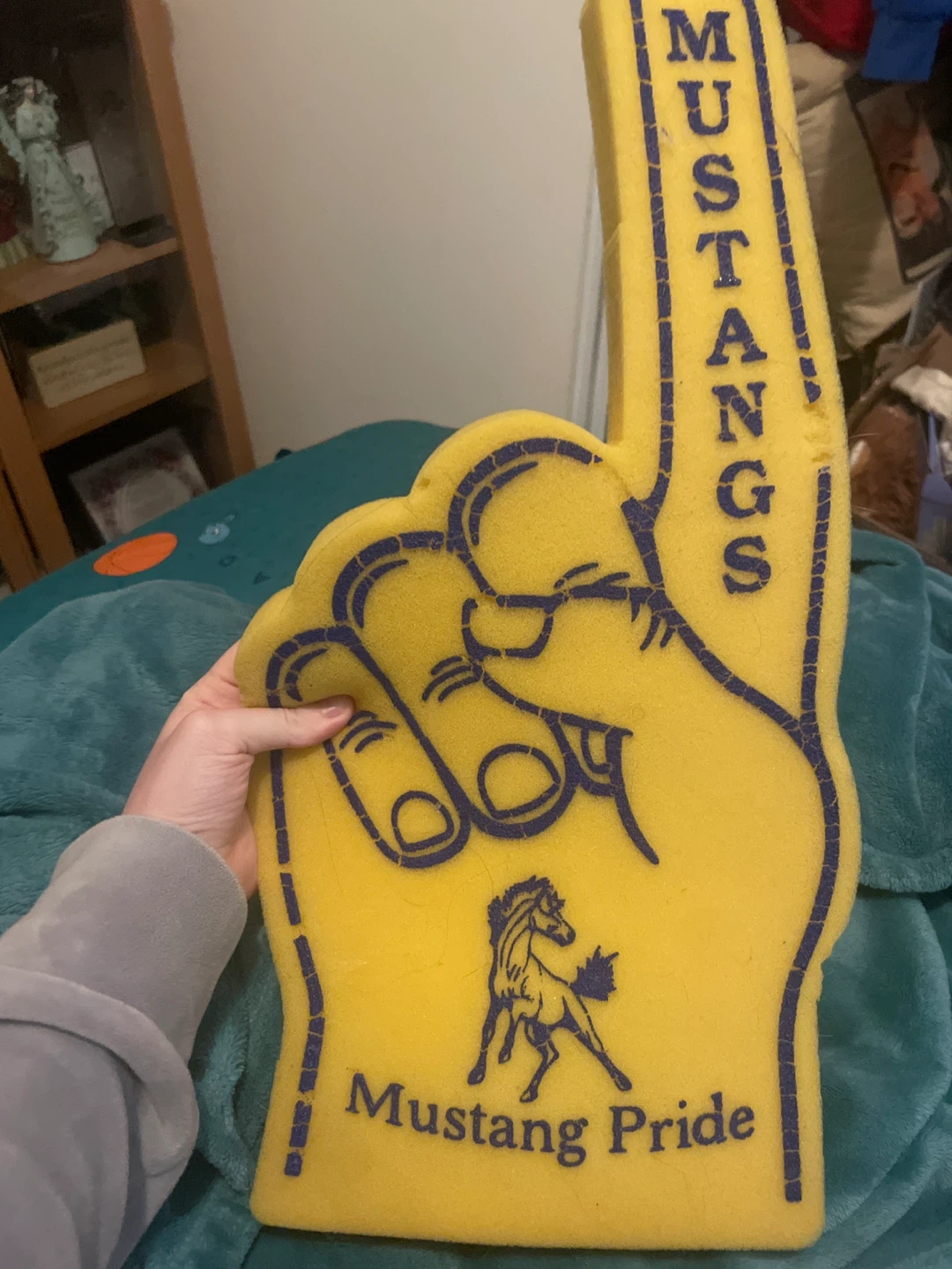 Yellow Foam Finger - Mustangs Pride - photo 3